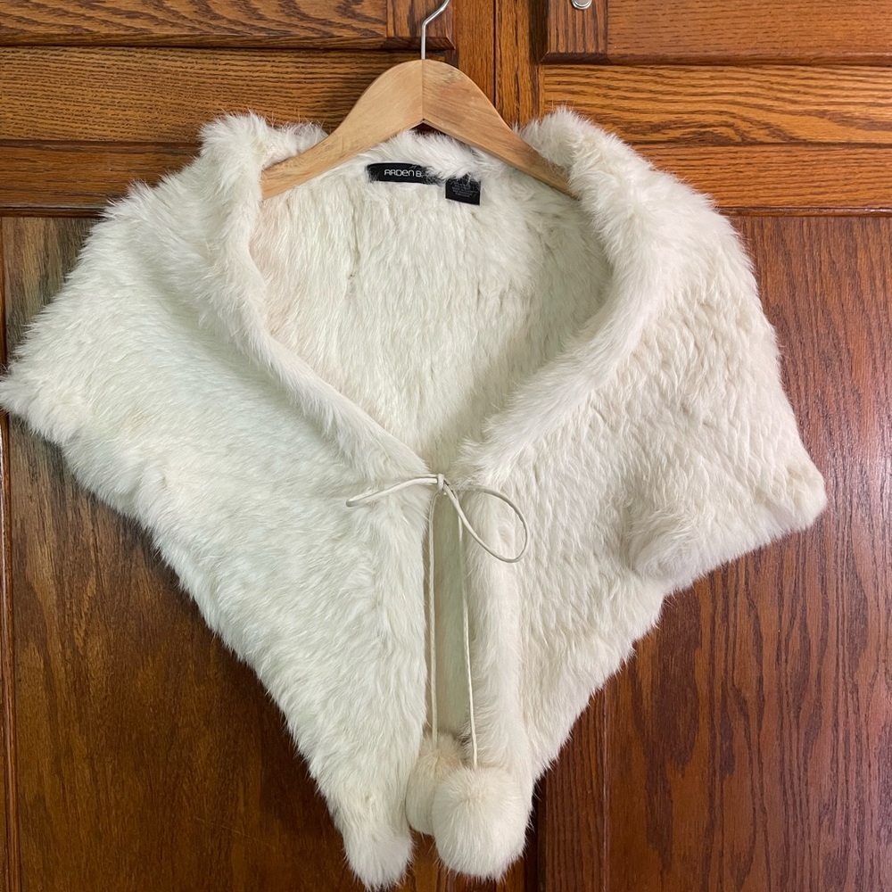 Arden B Fur shawl